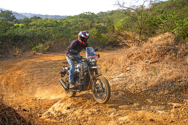 Yezdi Adventure offroad